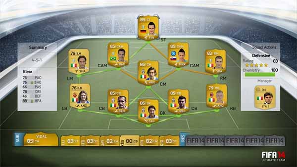 First FIFA 14 Ultimate Team images