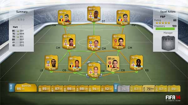 First FIFA 14 Ultimate Team Pictures