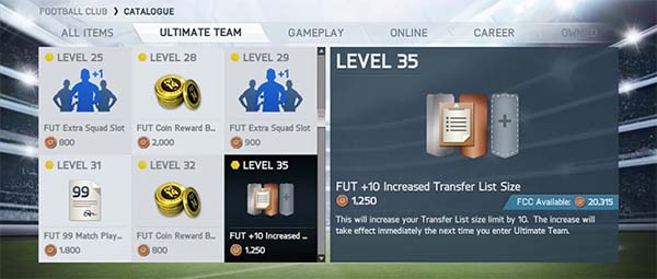 EAS FC Catalogue Complete Guide for FIFA 14 Ultimate Team