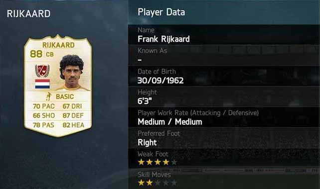 FUT 14 Legends Spotlight - Frank Rijkaard is the New Legend of the Week