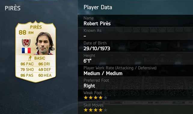 FUT 14 Robert Pires