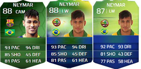 neymar fifa 14 card