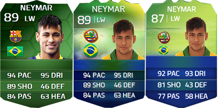 neymar fifa 14 card