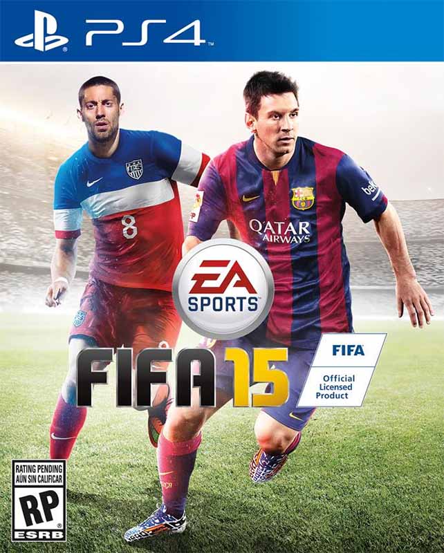 Clint Dempsey Join Messi on the FIFA 15 cover for North America