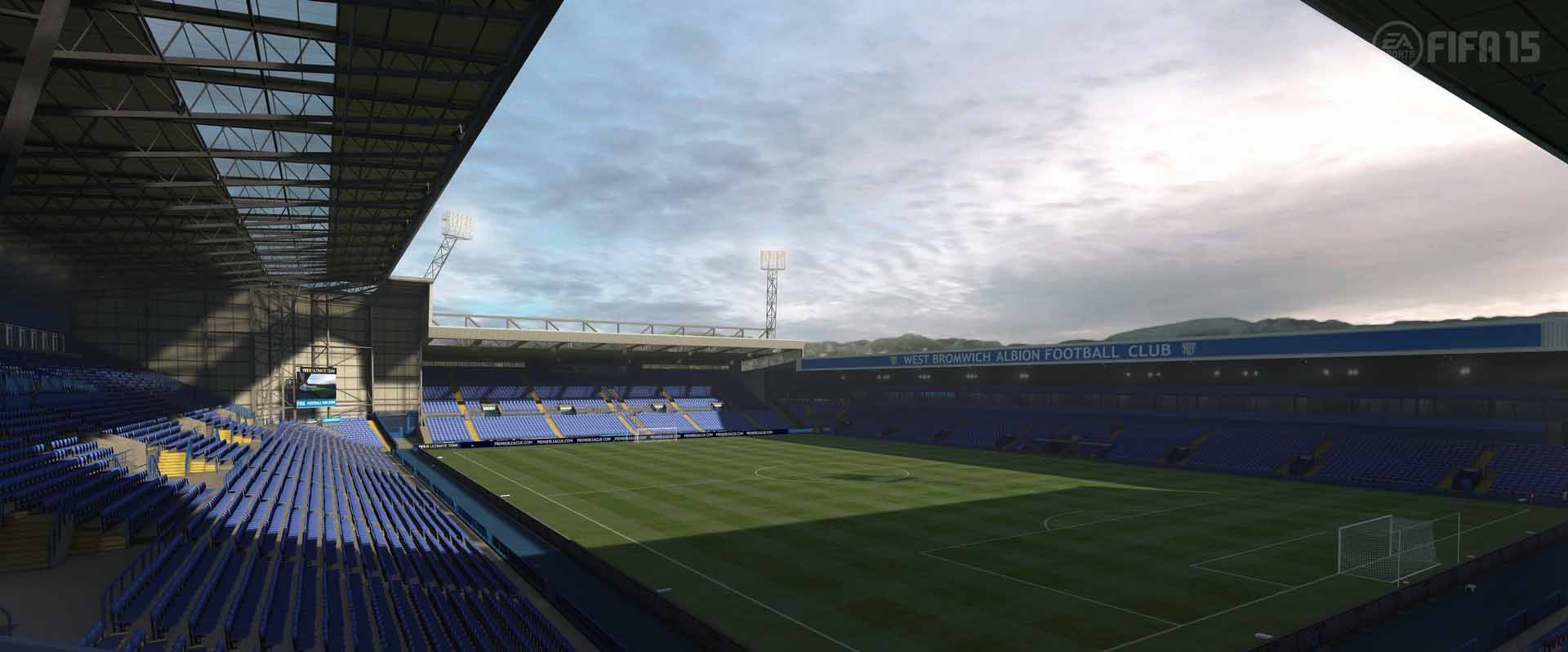 FIFA 15 features all the Barclays Premier League Stadiums