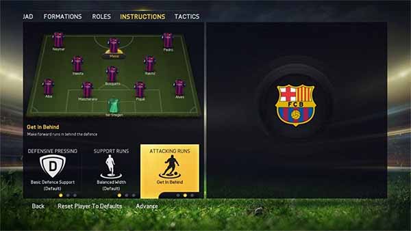 New Team Management System on FIFA 15