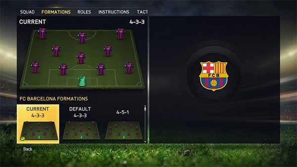 New Team Management System on FIFA 15