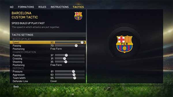 New Team Management System on FIFA 15
