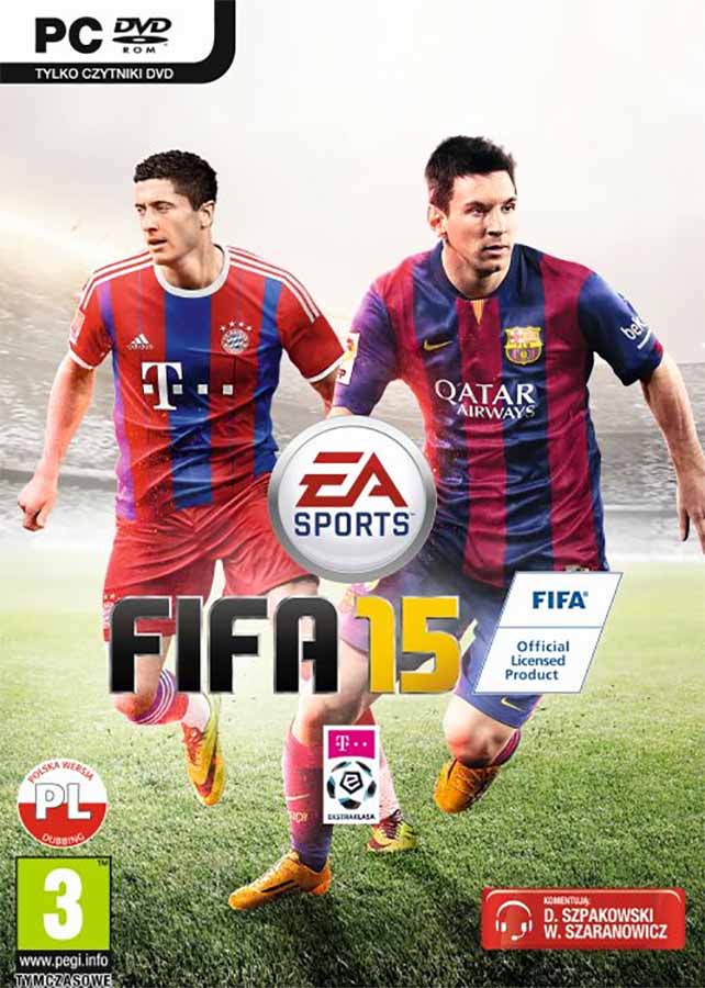 Robert Lewandowski joins Messi on the FIFA 15 cover for Poland