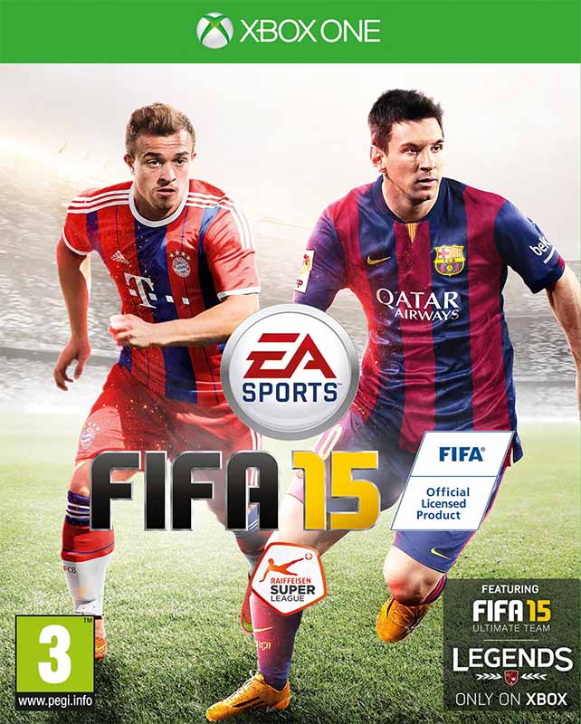 Xherdan Shaqiri joins Messi on the FIFA 15 cover for Switzerland