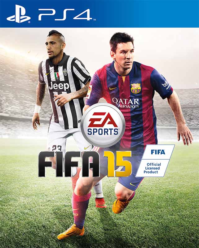 Arturo Vidal joins Messi on the FIFA 15 cover for South America