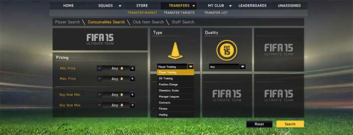 FIFA 15 Ultimate Team Consumables Guide