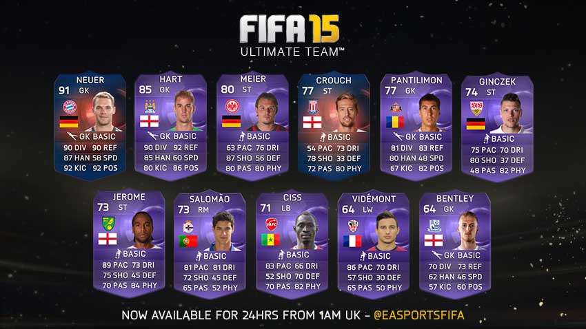 Purple IF Cards - All the FIFA 15 Ultimate Team Heroes - Round 6
