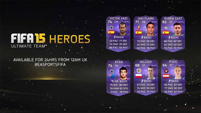 Purple IF Cards - All the FIFA 15 Ultimate Team Heroes - Round 8