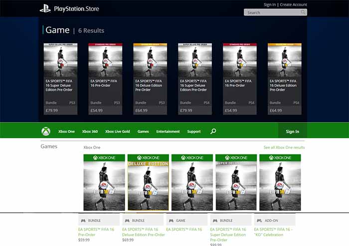 Guia para Comprar FIFA 16 – Preços, Lojas, Edições e Datas