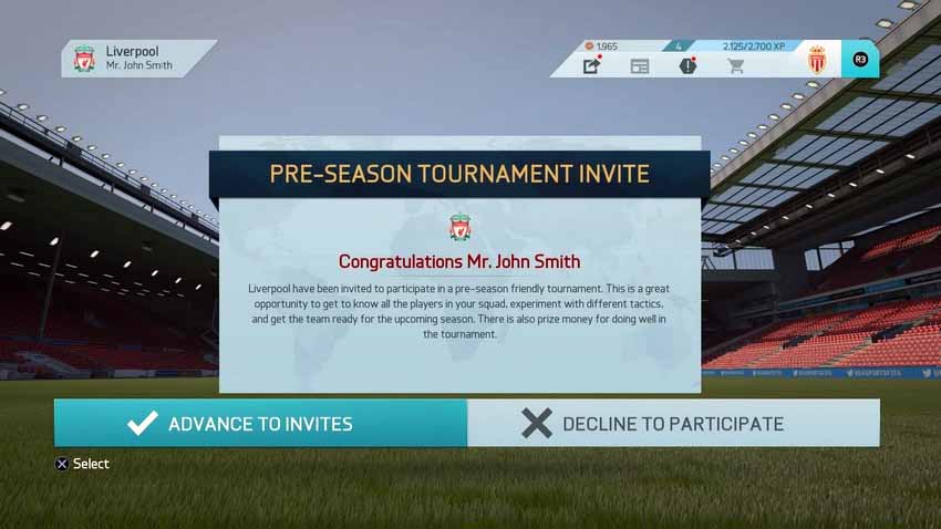 FIFA 16 Career Mode