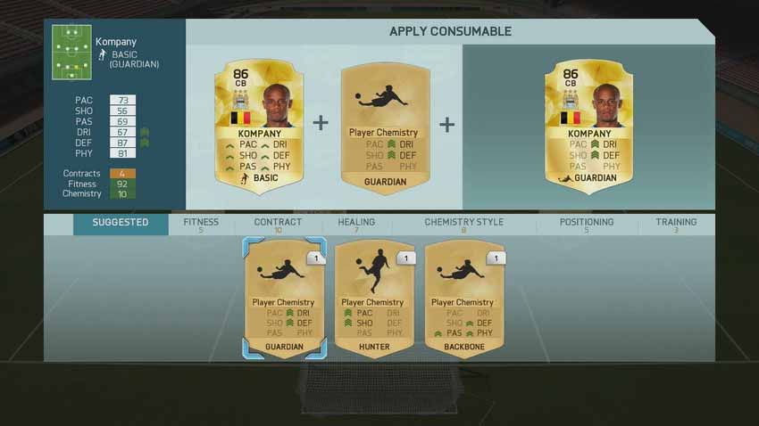 User Interface Improvements of FIFA 16 Ultimate Team