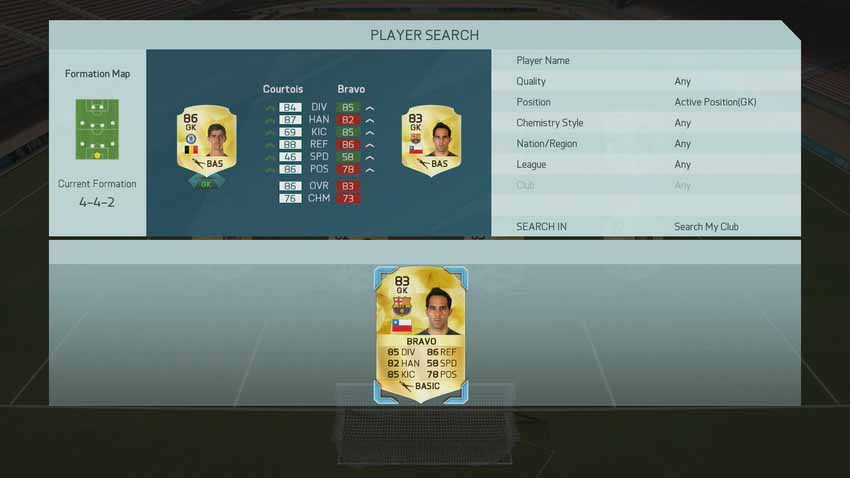 User Interface Improvements of FIFA 16 Ultimate Team