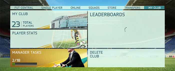 Tareas del Director Técnico en FIFA 16 Ultimate Team