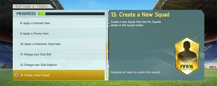 FIFA 16 Ultimate Team Manager Tasks Basic Guide