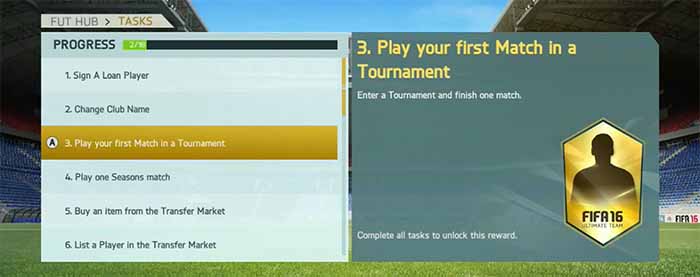 FIFA 16 Ultimate Team Manager Tasks Basic Guide