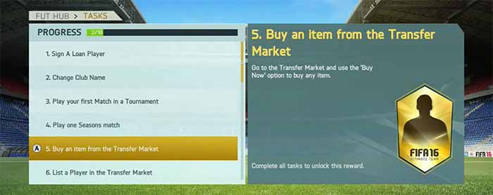 FIFA 16 Ultimate Team Manager Tasks Basic Guide