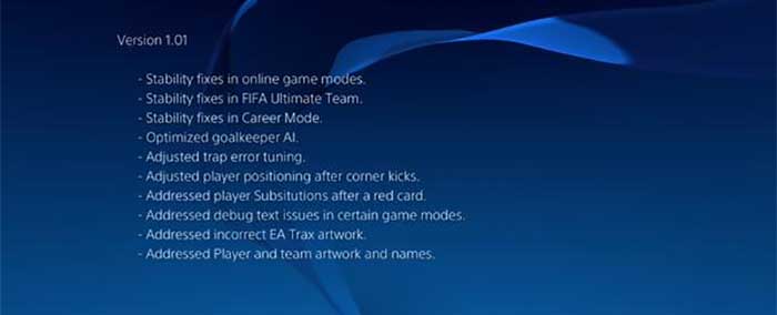 FIFA 16 Update History