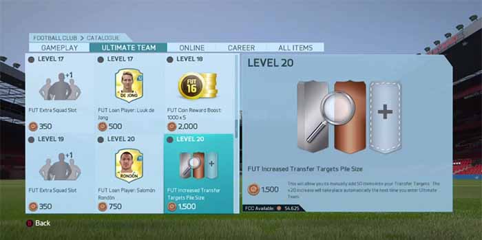 EAS FC Catalogue Guide for FIFA 16 Ultimate Team
