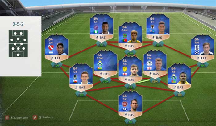FIFA 16 Bronze Most Consistent Never IF Team of the Season