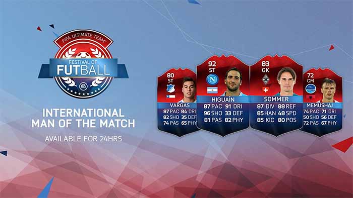 International Man of the Match - All FIFA 16 iMOTM Cards