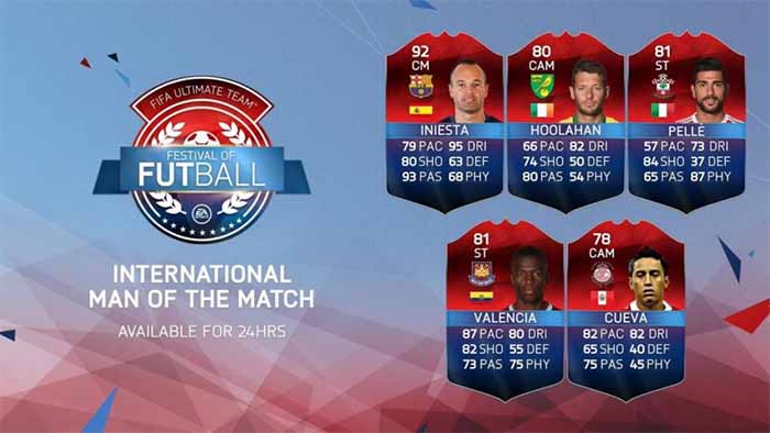 International Man of the Match - All FIFA 16 iMOTM Cards