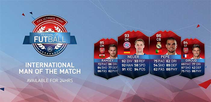 International Man of the Match - All FIFA 16 iMOTM Cards