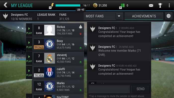 FIFA 17 Companion App Details for iOS, Android and Windows Phone