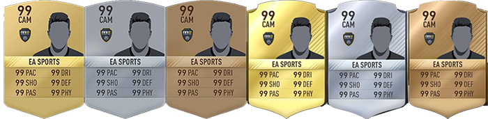 FIFA 17 Transfer Players Cards