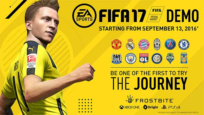 Fifa 17 web app, demo and Ultimate Team release date UK