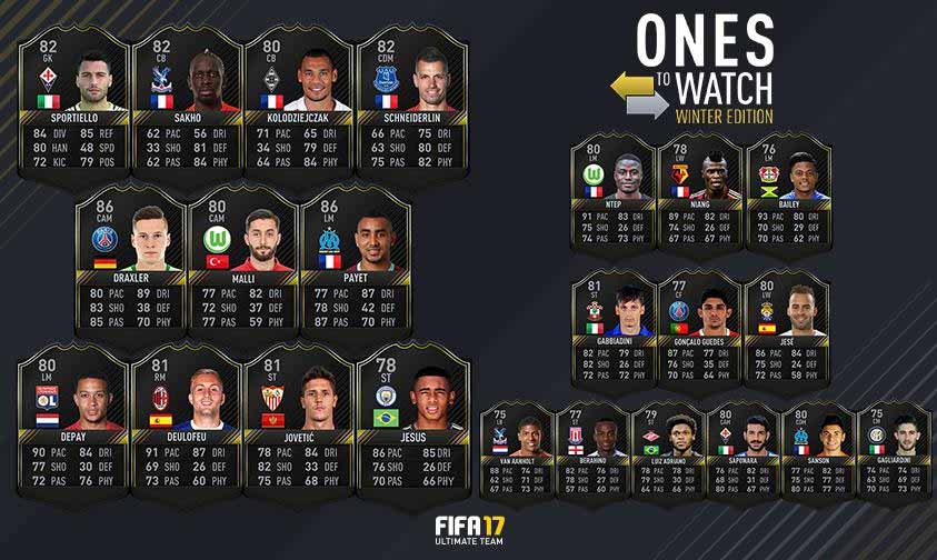 Lista de Transferências de Verão de FIFA 17 Ultimate Team 