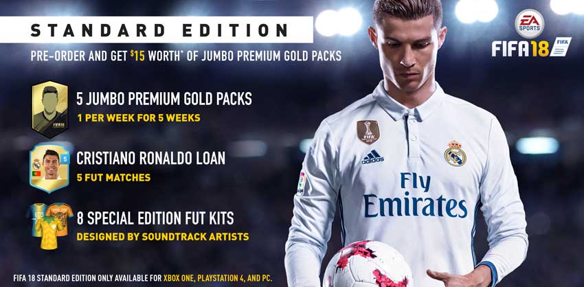 Guia para Comprar FIFA 18 – Preços, Lojas, Edições e Datas