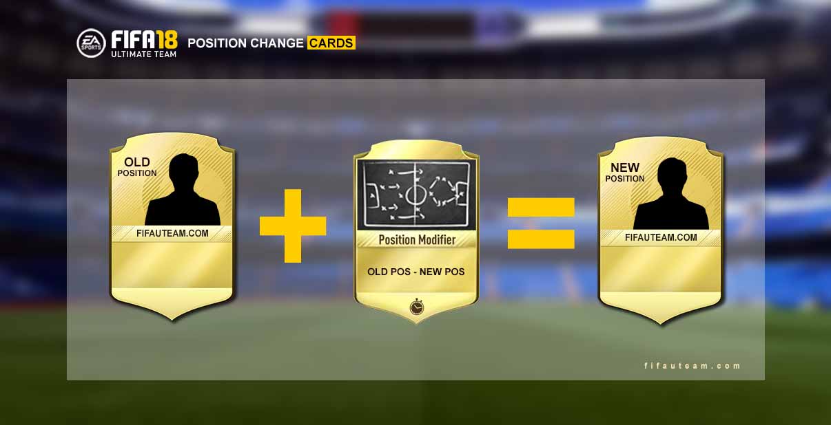 Guia de Cartas de Mudança de Posição para FIFA 18 Ultimate Team