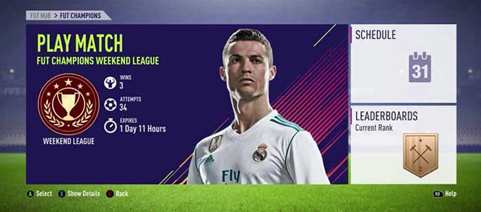 Mariner tro med hensyn til FUT Champions News and Updates for FIFA 18 Ultimate Team