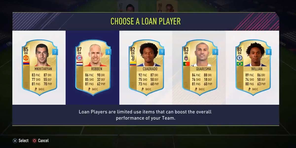 Loan Players Guide for FIFA 18 Ultimate Team
