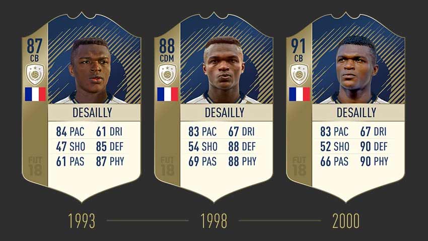 Ratings e Stats dos Ídolos de FIFA 18 Ultimate Team