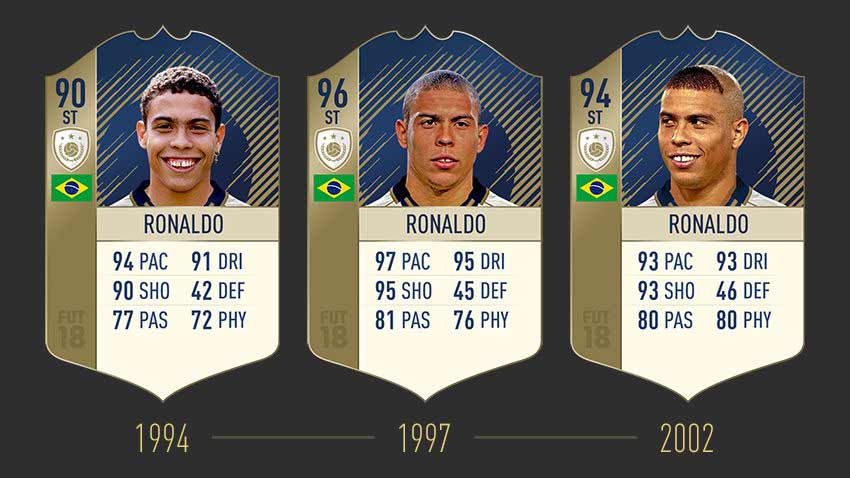 Ratings e Stats dos Ídolos de FIFA 18 Ultimate Team