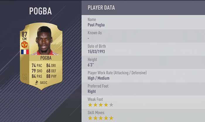 The Best FIFA 18 Skillers - 5 Star Skill Players List