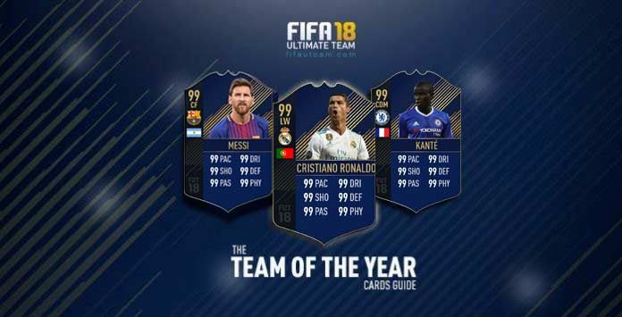 FIFA 18 TOTY Cards Guide – FUT 18 Team of the Year Players