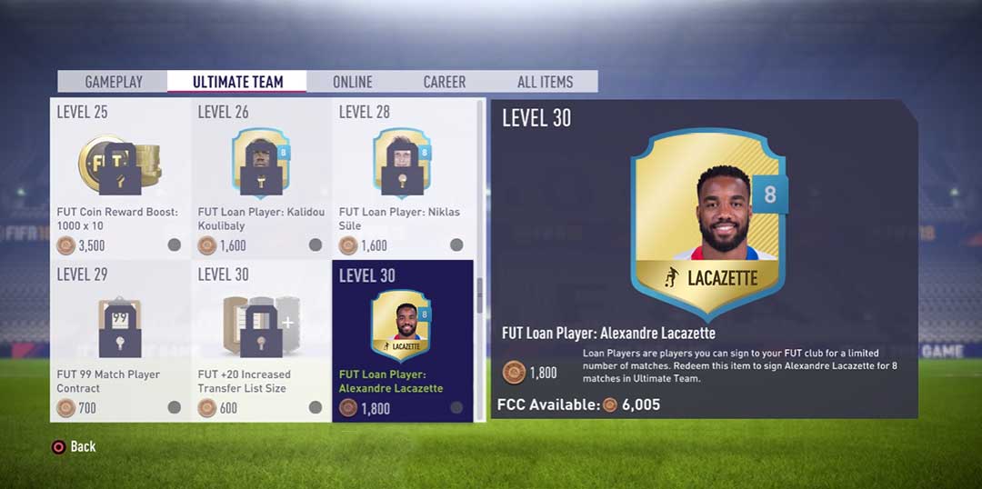 Loan Players Guide for FIFA 18 Ultimate Team