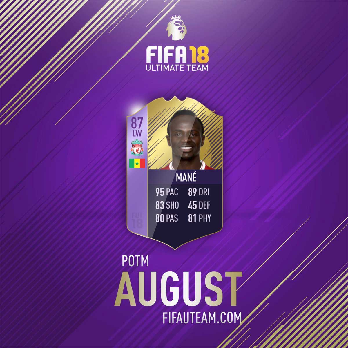 Jogador do Mês da Premier League em FIFA 18