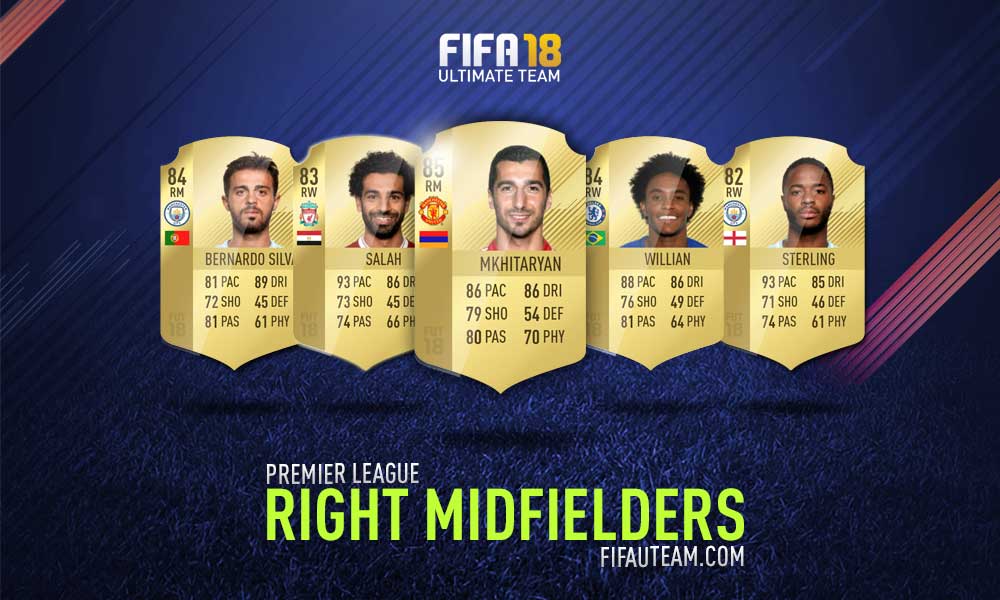 FIFA 18 Premier League Squad Guide - RM, RW e RF