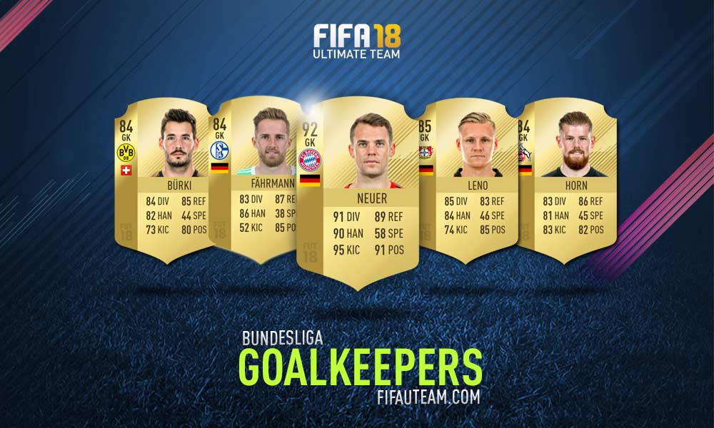 Guia da Bundesliga para FIFA 18 Ultimate Team - GK
