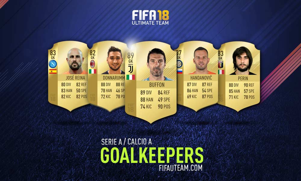 Guia da Serie A para FIFA 18 Ultimate Team - GK