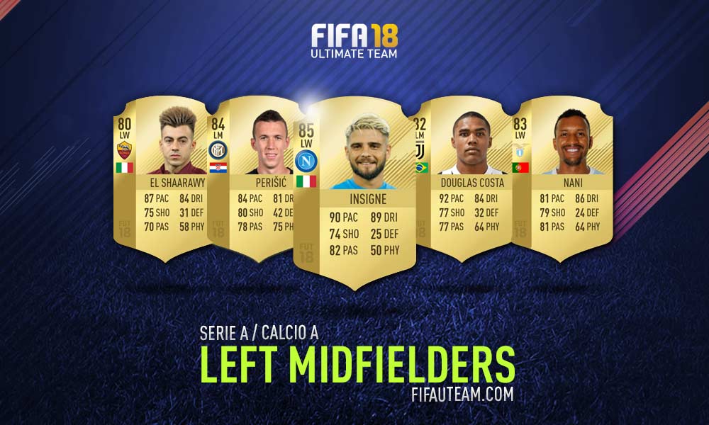 FIFA 18 Serie A Squad Guide - LM, LW e LF